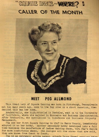 Caller of Month, Peg Allmond
