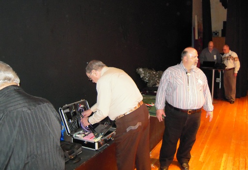 Callers backstage
